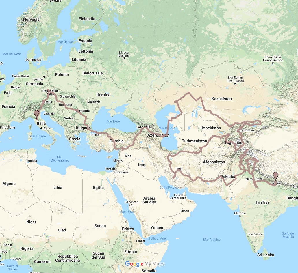 TAPPA 7: Italia - Nepal, 30.000 km in moto attraverso il medio oriente