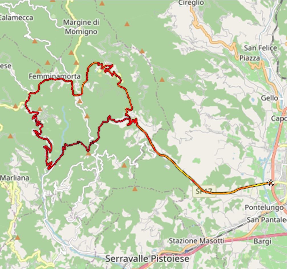 37 km su mulattiere, pietraie, pendenze e scoli
