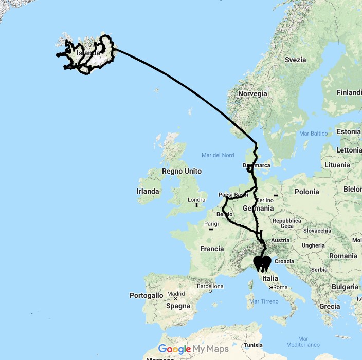TAPPA 8: Guadi d'Islanda, 12.500 km in moto dall'Italia all'Islanda e ritorno