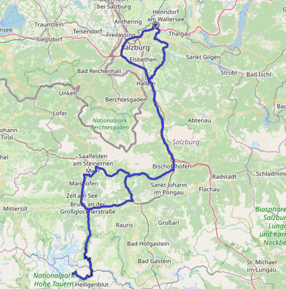 329 km di curve sul Glossglockhnerstrasse, Austria