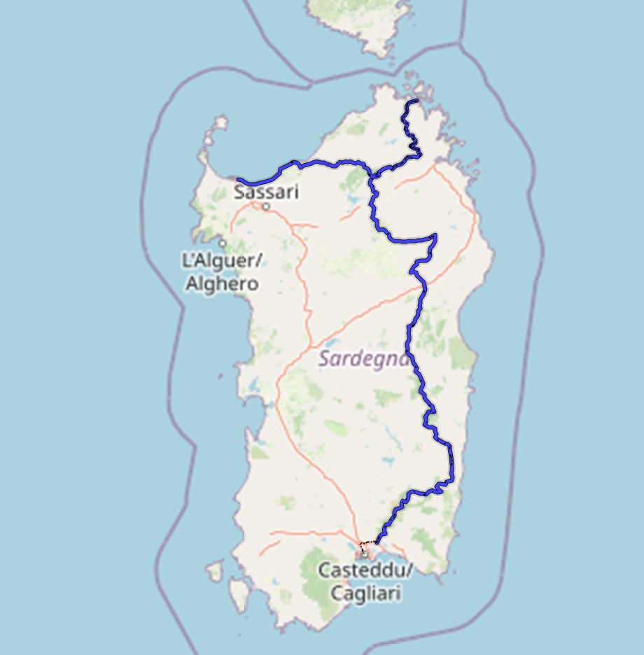 511 km sterrati nella bella Sardegna